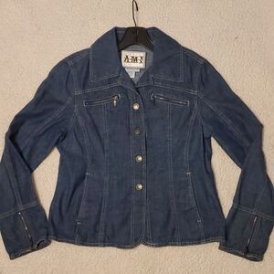 AMI 90s style vintage shirt Jean jacket.